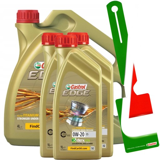 CASTROL EDGE TITANIUM FST C5 0W-20 7л DEXOS1 Gen2