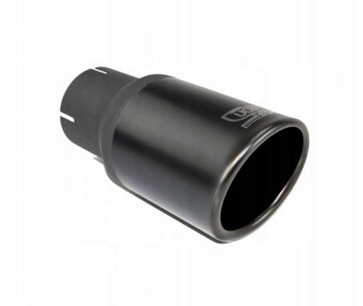 Наконечник глушителя 70 мм фитинг 50 мм черный