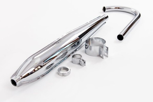 00568 - ГЛУШИТЕЛЬ WSK 125 B1 УГОЛЬНИК СТАРОГО ТИПА