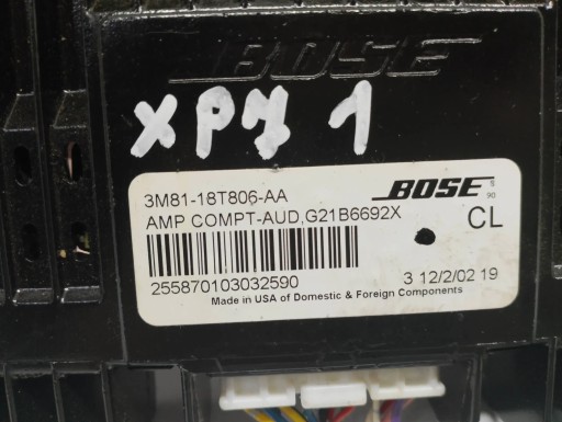 Amplificateur BOSE MAZDA 6 GG GY 3M8118T806AA