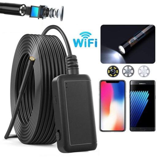 КАМЕРА ОГЛЯДУ ЕНДОСКОПА ЖОРСТКА 10М ВОДОСТІЙКА