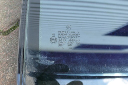 window door right rear part MERCEDES W140 S-KLASA 93r