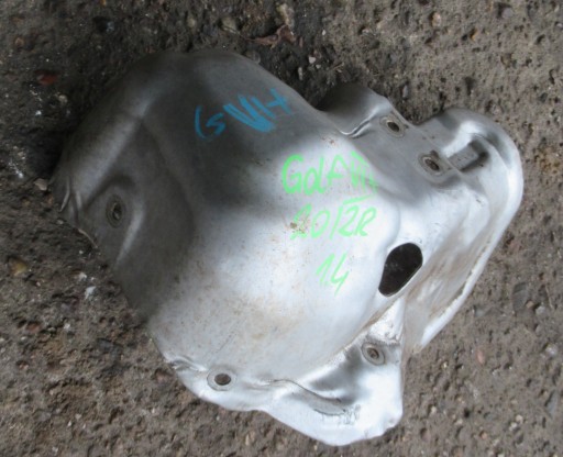 VW GOLF VI+ 12 R cover TERMICZNA KATALIZATORA
