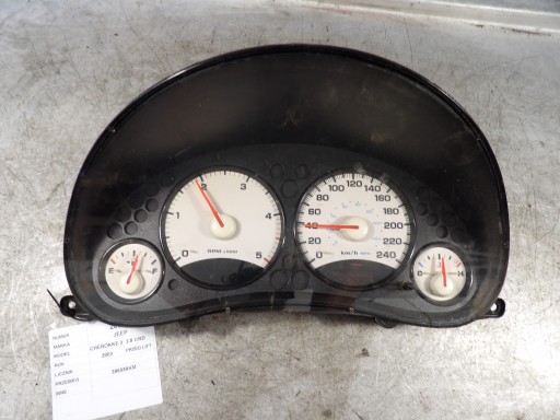 Jeep Cherokee 3 dials, liczniki 2,8CRD 04828962AB