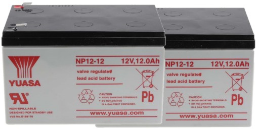 Apcrbc6 rbc 6 #6 yuasa акумуляторна батарея для ups apc 2x np12-12 12v 12ah