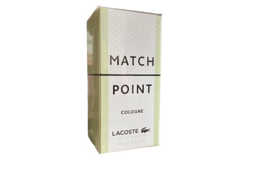 lacoste match point cologne woda kolońska 100 ml    