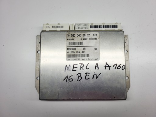 computer control unit module ESP Mercedes W168 A170 1.6 B 0265109431