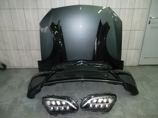 MERCEDES C CLASS 205 W205 КОМПЛЕКТ ПЕРЕДНЬОГО КАПОТУ FV