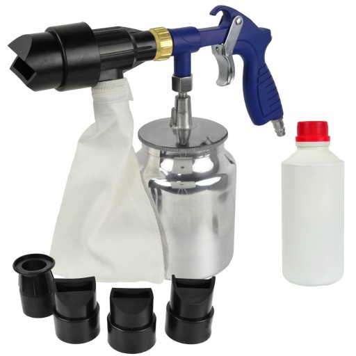 Geko пескоструйный пистолет с восстановлением 1л 1000 г 200 л / мин 1/4