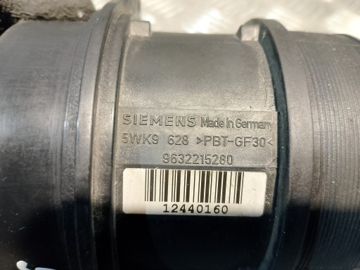 flow meter air CITROEN C5 and 1 LIFT FL 2.0 HDI 5WK9628 9632215280