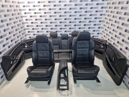 BMW E61 LCI Sièges Électricité Noir Cuir, en cuir SPORTY EUROPA GRZANE ROLETY