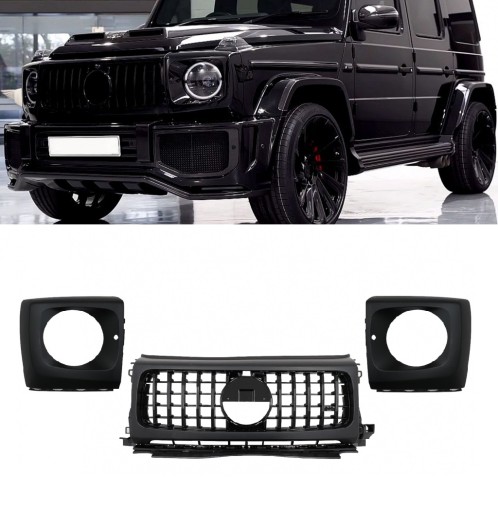 JFGMBW464PBBM - Решетка радиатора PANAMERICANA, рамки, MERCEDES G CLASS W464 G63