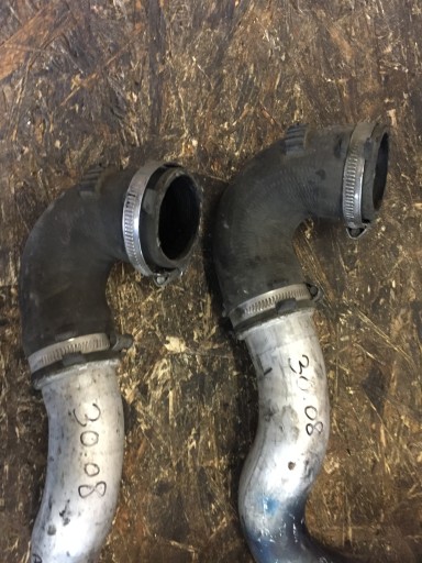 AUDI A6 C6 Conduit pieces tuyaux Tuyau Intercooler 4F0145686M