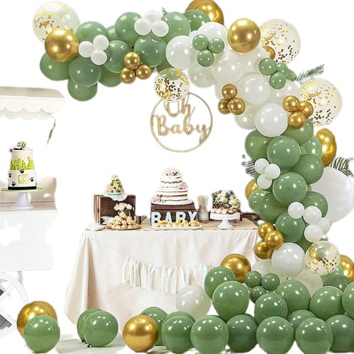 Гірлянда з кульок Bow Olive Green Balloons XXL