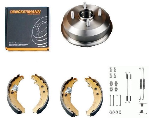 БАРАБАНЫ ПРУЖИННЫЕ ЧЕЛЮСТИ FORD FIESTA 89-96 КОМПЛ.