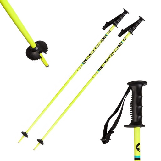 Жовті палиці для спуску Blizzard RACE JR 100 см