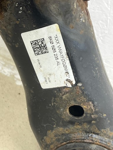 Audi A4 B8 A5 8T LIFT axle beam subframe axle beam rear part 8K0505235AL