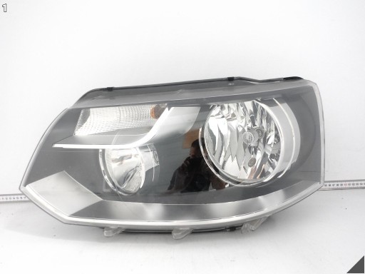VW MULTIVAN CARAVELLE T5 7E1 LIFT 09-15 light fog light ZWYKLA left SREBRNA