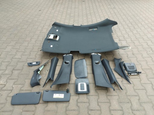 MERCEDES W118 CLA berlina CIELO INTERNO RIVESTIMENTO MONTANTI impugnatura ALETTA PARASOLE