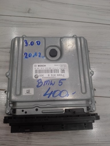Контролер комп'ютера bmw 5 3.0d 2012 0281016938 8510643