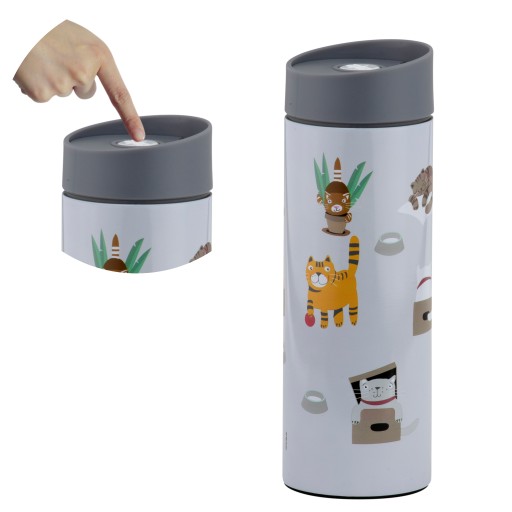 ТЕРМОКРУЖКА ДЛЯ ЧАЮ КАВОВОГО НАПОЮ 400МЛ