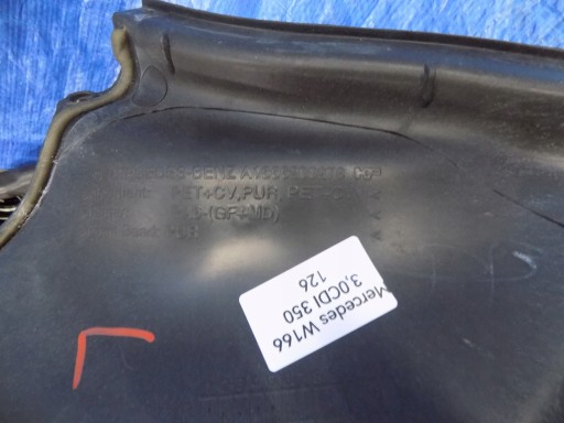 cover partition wall left MERCEDES ML W166 13R