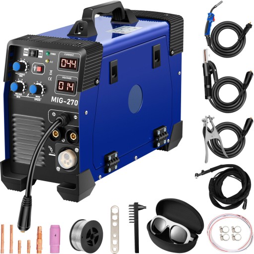 VEVOR 3 в 1 инверторный сварочный аппарат MIG/MMA/TIG 270a