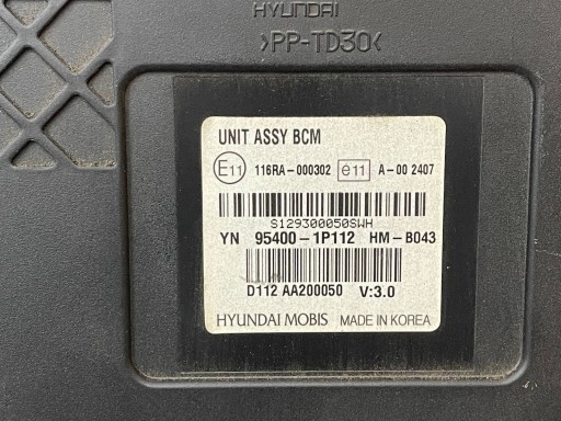 module BCM KIA VENGA 09- 95400-1P112