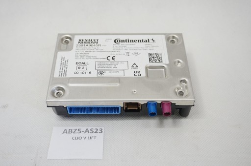 Модуль контролера tcu renault clio v 5 lift hybrid 2591a9645r