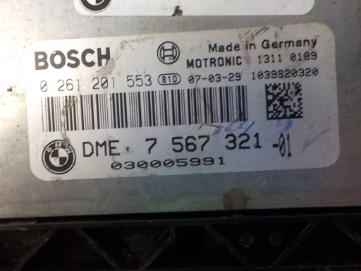 BMW Computer Bedienteil 0261201553 7567321
