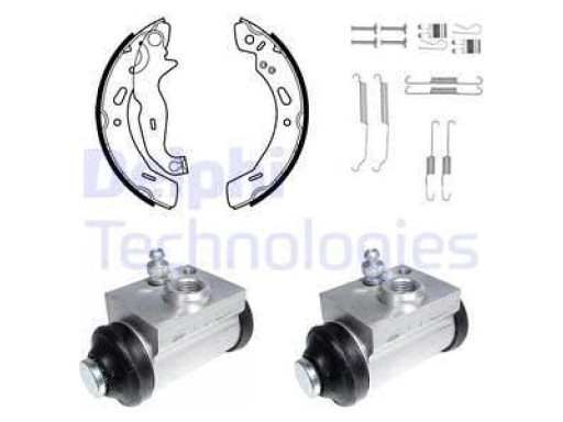 Delphi kp1131 Комплект гальмівних колодок