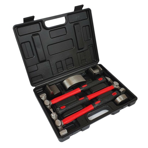 Набір молотків для листового металу 7EL./ Сільвер