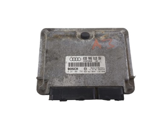 AUDI A3 8L 1.9 TDI control unit of the engine 038906018BA