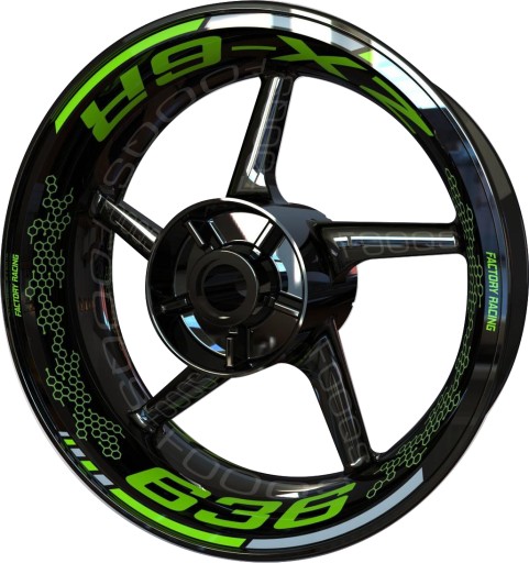 НАКЛЕЙКИ НА ОБОД RANTY FOOQS KAWASAKI ZX 6R 636