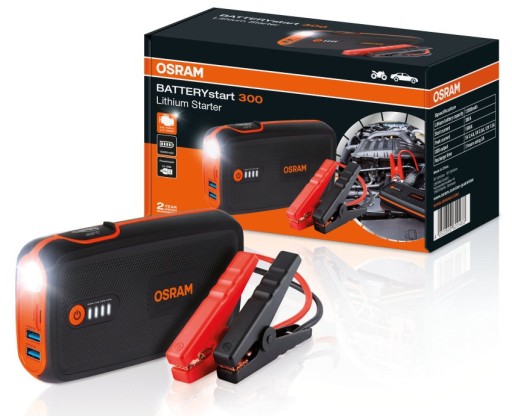 OSRAM POWER BANK JUMP ЛІТІЄВА ПУСКОВА УСТАНОВКА 300A