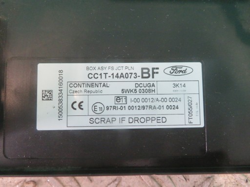 comfort control unit FORD TRANSIT MK7 14R CC1T-14A073-BF