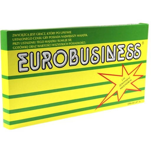 GRA PLANSZOWA EUROBUSINESS EUROBIZNES EUROBISNES