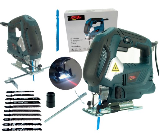 ЛОБЗИК ДЛЯ ДЕРЕВА С ЛАЗЕРОМ EUROTEC + LED