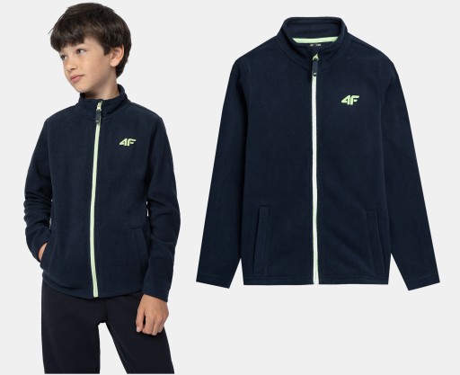Дитячий світшот 4F 4FJSS23TFLEM062-31S розмір 140 темно-синій