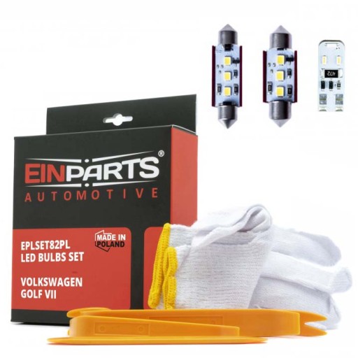 EPLSET82PL - НАБІР З 8 СВІТЛОДІОДНИХ ЛАМП ДЛЯ САЛОНУ VW GOLF VII 7