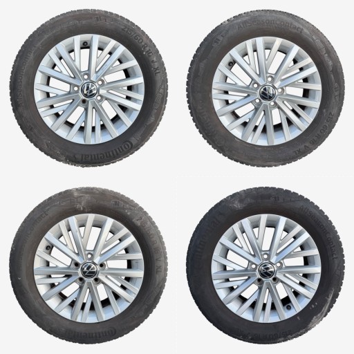 discs wheels tyres VOLKSWAGEN T-ROC CONTINENTAL 215/60/16" 5MM all season M+S
