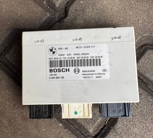 unité de commande électronique uce stationnement PDC BMW E90 0263004153 6973117
