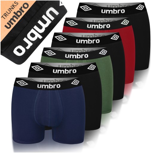 UMBRO Pánske boxerky 6 ks BM565 Veľkosť M