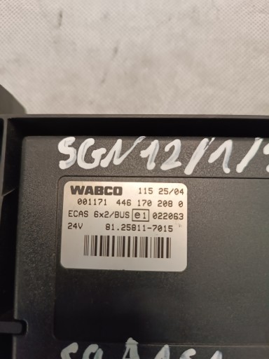 Bedienteil ECAS WABCO 4461702080 MAN TGA