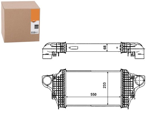NRF30464/RS6 - ИНТЕРКУЛЕР NRF MERCEDES R CLASS 280CDI 320CDI 300
