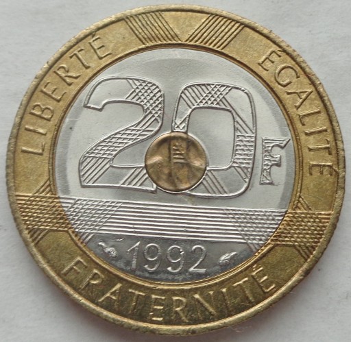FRANCJA - 20 franków - 1992 - Mount Saint Michael