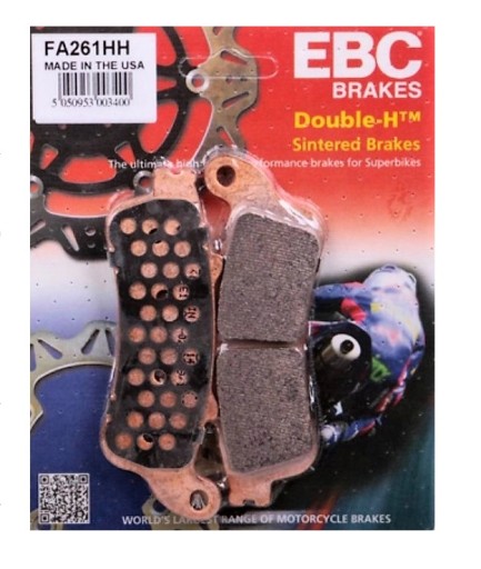 2155041003751 - ГАЛЬМІВНІ КОЛОДКИ EBC FA261 HONDA CBR FJS VFR NT ST