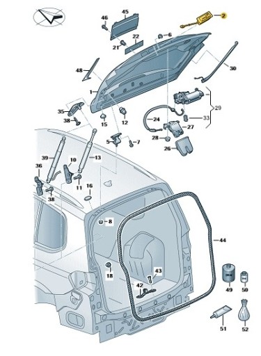 5TA827566B Parts4You - Камера заднього виду, кнопка touran ii, 5ta827566b, ручка мікроперемикача