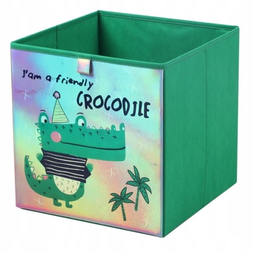 КОРОБКА-КОНТЕЙНЕР-ОРГАНІЗАТОР ДЛЯ ІГРАШОК Крокодил