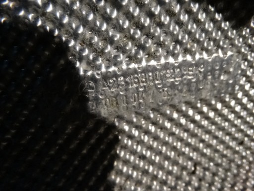 IDEALNA Blende Abdeckung TERMICZNA MERCEDES SL R231 W231 1